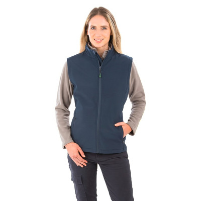 Recycled ladies’ softshell bodywarmer